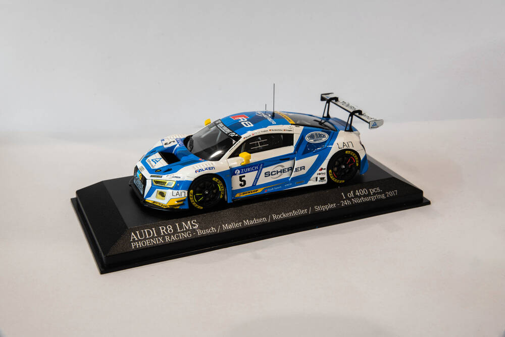 Audi R8 LMS Modell Sonder Edition "PHOENIX RACING" 24h Nürburgring 2017