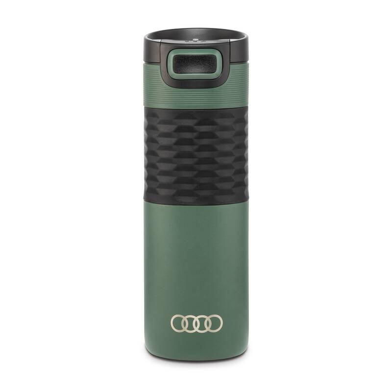 Audi Isolierbecher, Edelstahl, grün